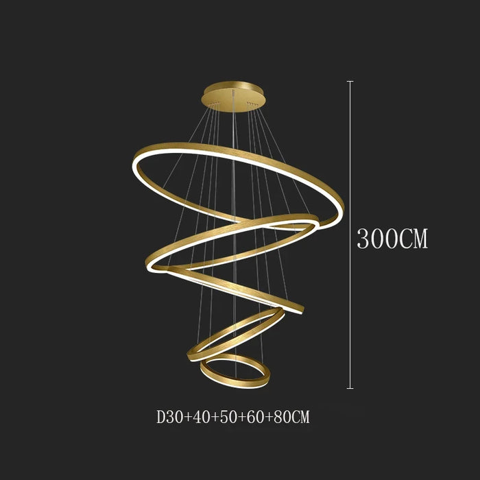 Celestial Orbit Rings Chandelier