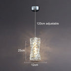 Crystal Cube Wall Sconce