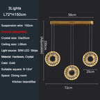 Crystal Ring Chandelier