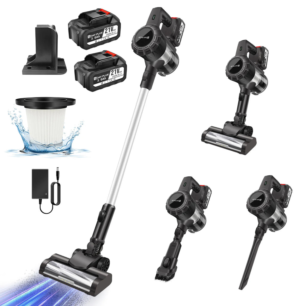 SEDOL Cordless Stick Vacuum Cleaner 30000PA Powerful Suction Wireless Handheld 3 in 1 Brushless Motor for Carpet Hard Floor Pet Hair Home Deep Cleaning