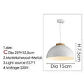 Nordic Dome LED Pendant Lamp