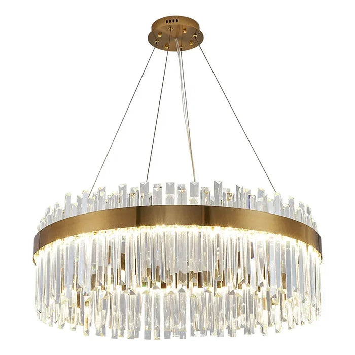 Gold Crystal Pendant Light