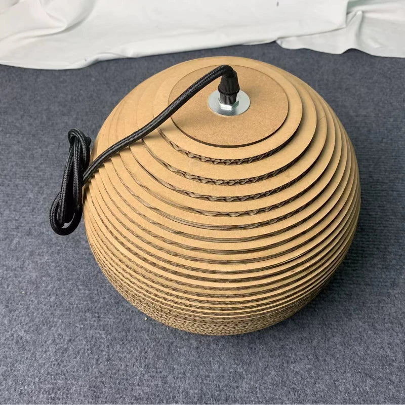 Southeast Asian Silkworm Pendant Lamp