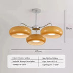 Retro Orange Glass Ceiling Light