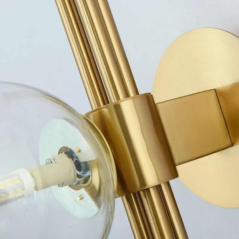 Golden Cluster Wall Light