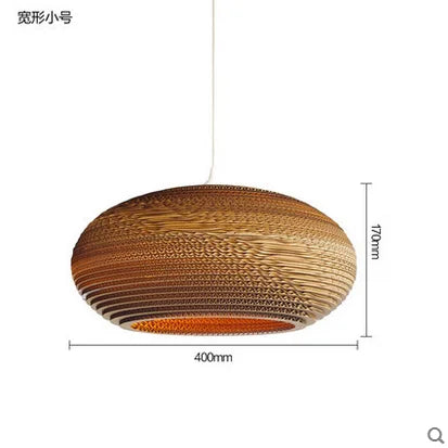 Southeast Asian Silkworm Pendant Lamp