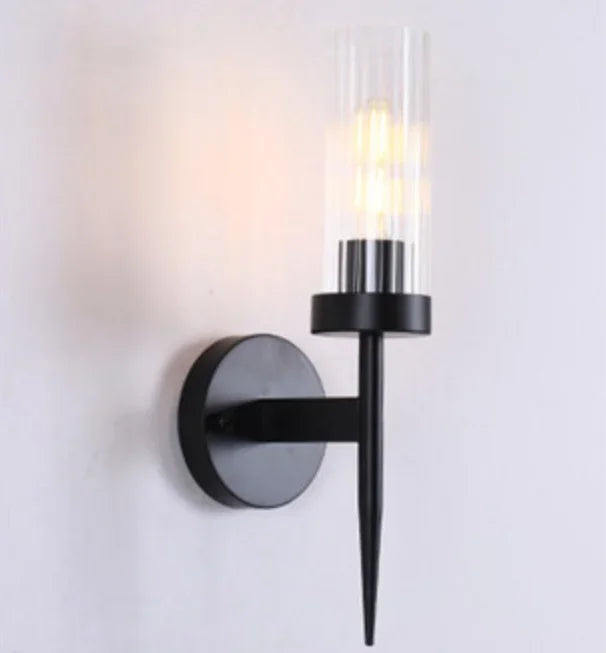 Fluted Glass Wall Light