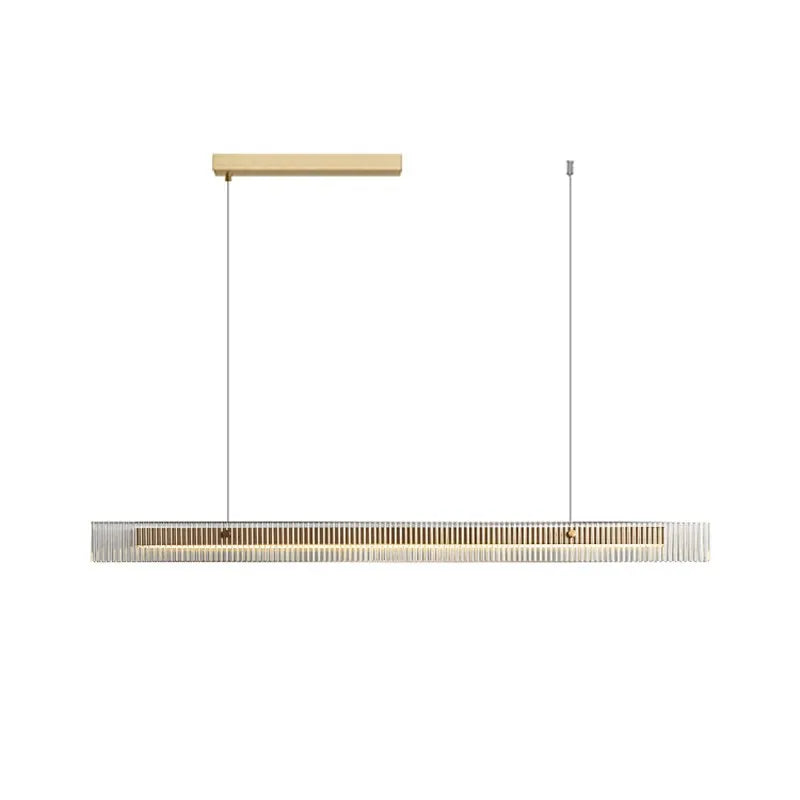 Fluted Crystal Pendant Lamp