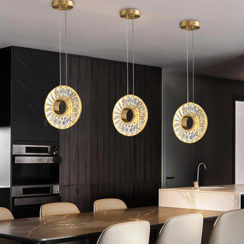 Crystal Ring Chandelier