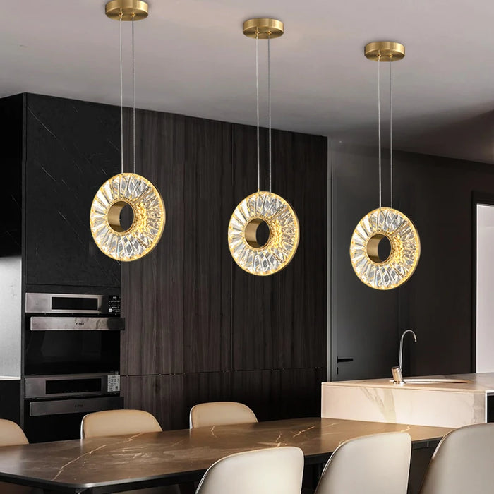 Crystal Ring Chandelier