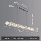 Italian Crystal Pendant Light