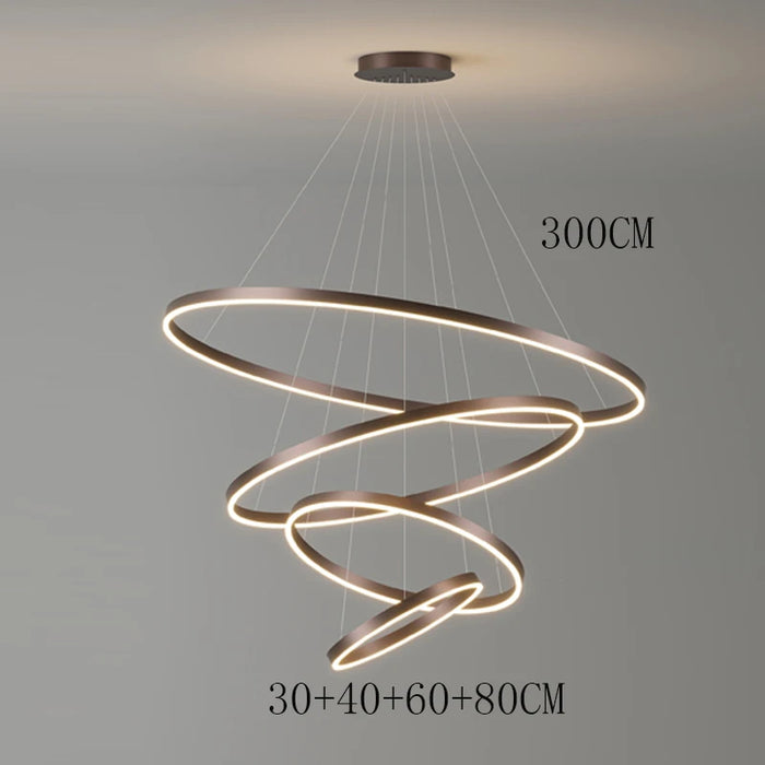 Celestial Orbit Rings Chandelier
