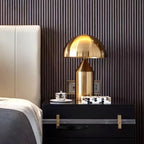 Gold Mushroom Table Lamp