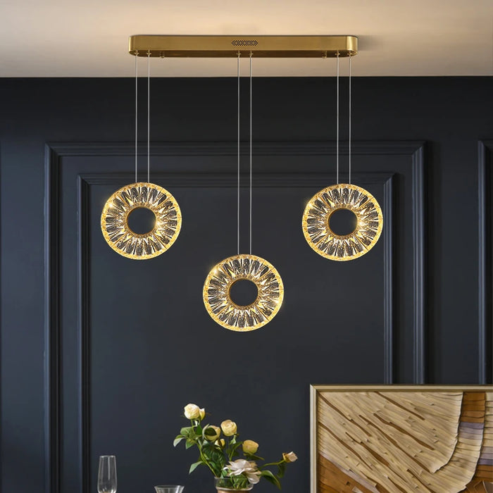 Crystal Ring Chandelier
