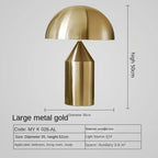 Gold Mushroom Table Lamp