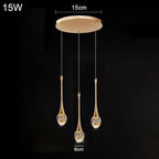 Teardrop Pendant Crystal Light