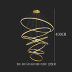 Celestial Orbit Rings Chandelier