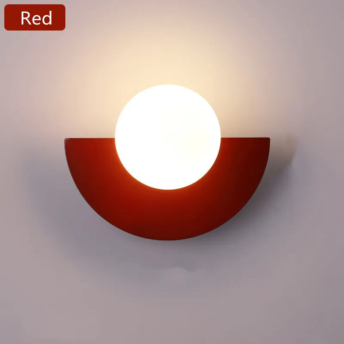 Nordic Glass Ball Wall Lamp