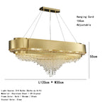 Crystal Cascade Chandelier