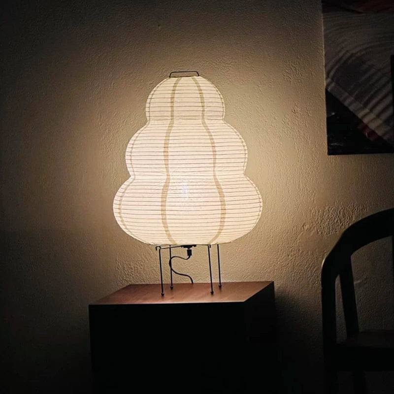 Wabi-Sabi Rice Paper Floor Lamp