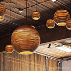 Southeast Asian Silkworm Pendant Lamp