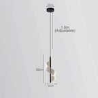 Golden Spiral Pendant Light