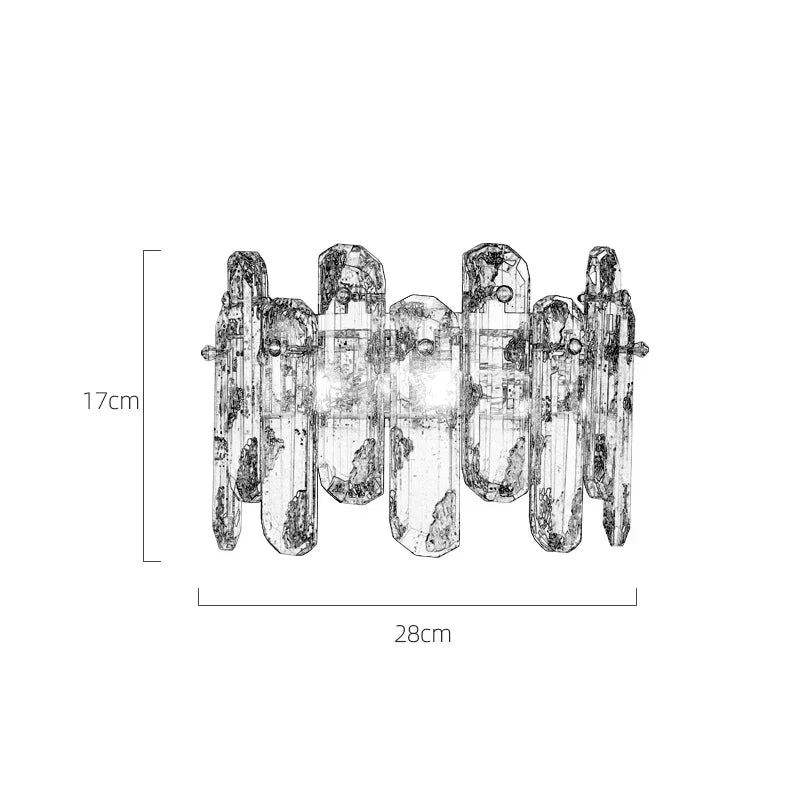K9 Crystal Wall Sconce