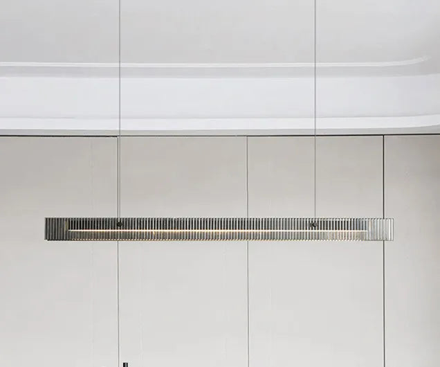 Fluted Crystal Pendant Lamp