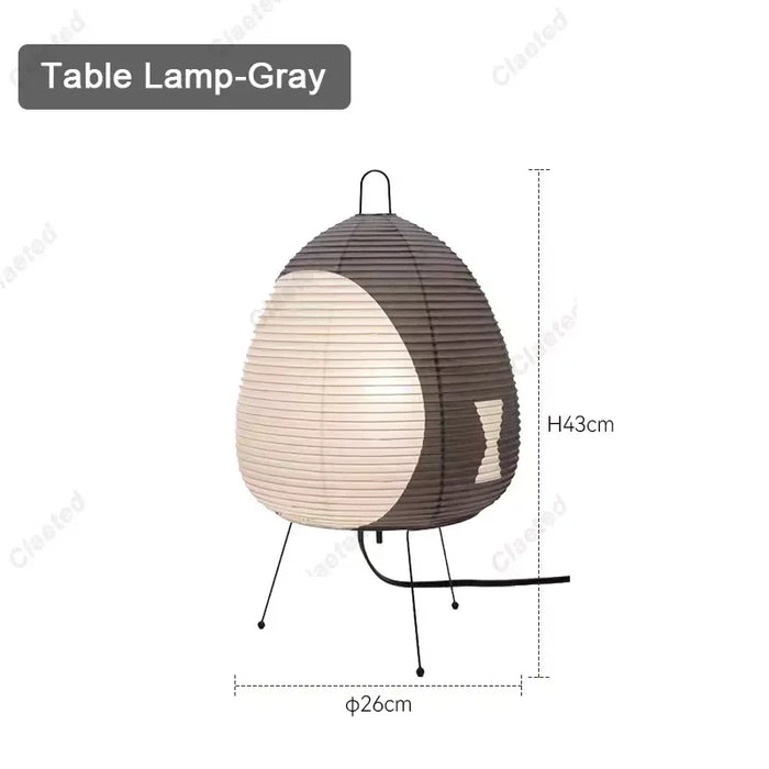 Japanese Rice Paper Table Lamp