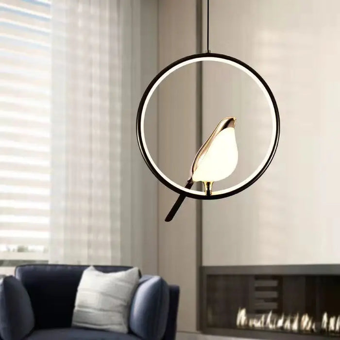 Magpie Bird Pendant Lamp