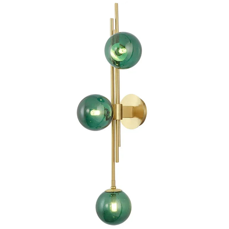 Golden Cluster Wall Light