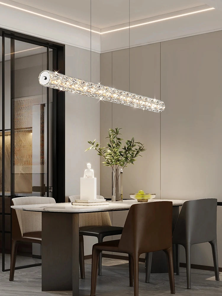 Italian Crystal Pendant Light