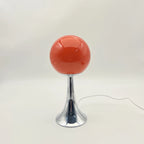 Round Glass Table Lamp