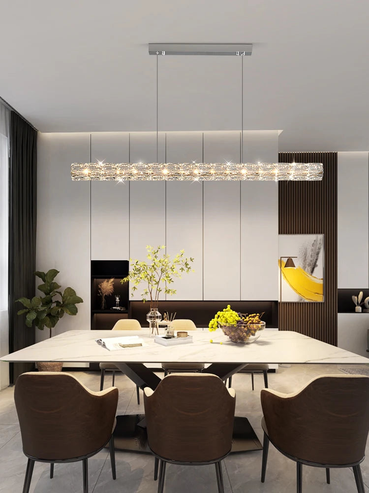 Italian Crystal Pendant Light