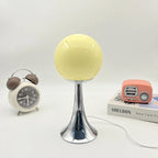 Round Glass Table Lamp