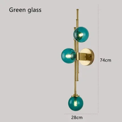Golden Cluster Wall Light