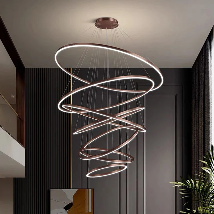 Celestial Orbit Rings Chandelier