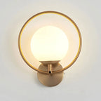 Framed Orb Wall Light