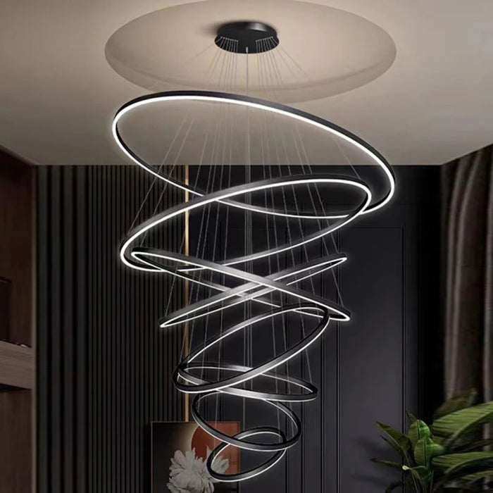 Celestial Orbit Rings Chandelier