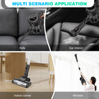 SEDOL Cordless Stick Vacuum Cleaner 30000PA Powerful Suction Wireless Handheld 3 in 1 Brushless Motor for Carpet Hard Floor Pet Hair Home Deep Cleaning