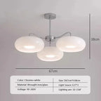 Retro Orange Glass Ceiling Light