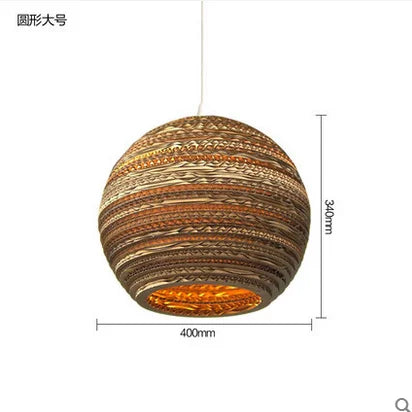 Southeast Asian Silkworm Pendant Lamp