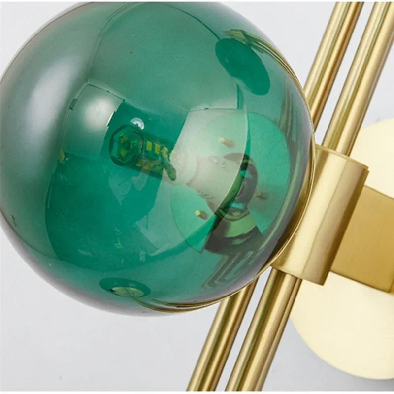 Golden Cluster Wall Light