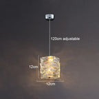 Crystal Cube Wall Sconce