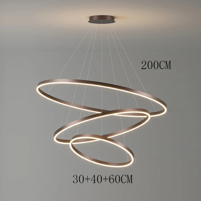 Celestial Orbit Rings Chandelier