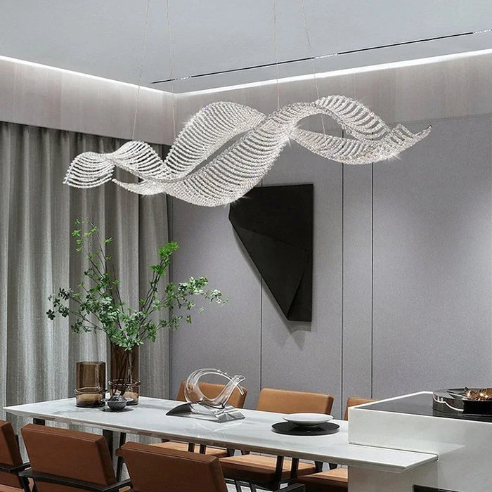 Ocean Wave Crystal Chandelier