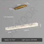Marble Luxe Beam Pendant