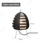 Japanese Rice Paper Table Lamp