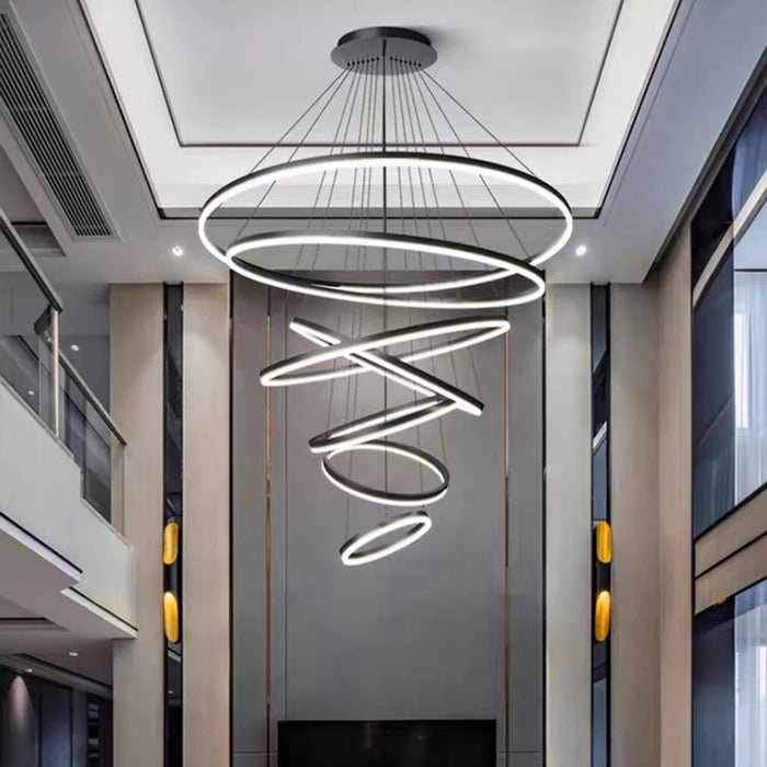 Celestial Orbit Rings Chandelier