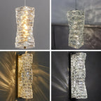 Crystal Cube Wall Sconce